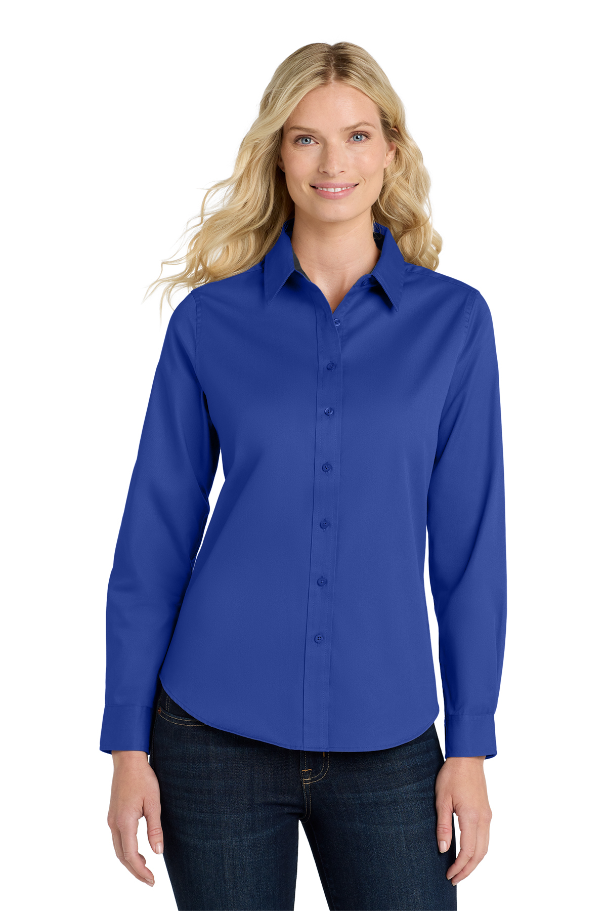 Camisa de Vestir Mujer Port Authority Manga Larga Easy Care Shirt L608 - Imagen 14