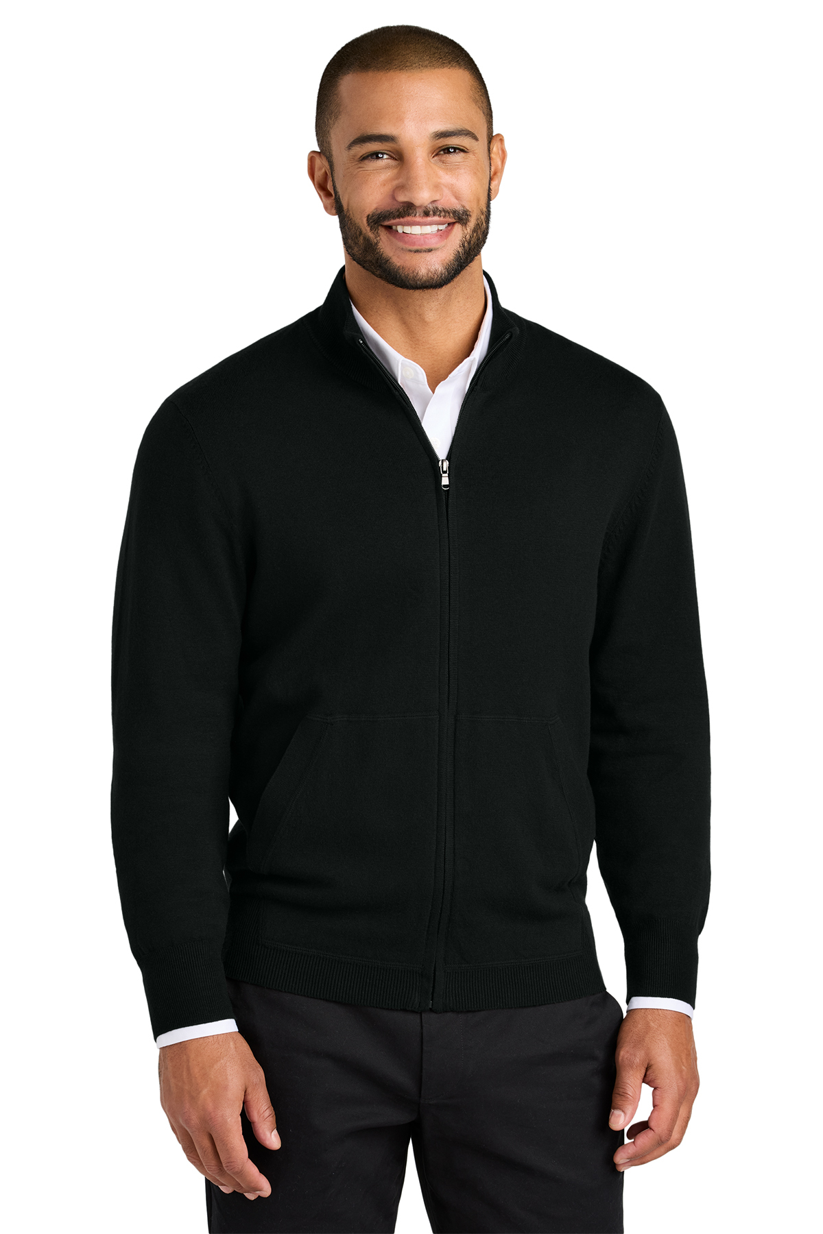 SW2901 Port Authority Suéter de fácil cuidado con zipper completo - Imagen 3