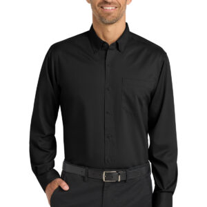 Camisa de Vestir Hombre Port Authority Manga Larga SuperPro Twill S663