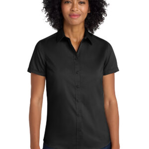 Camisa de Vestir Mujer Port Authority Manga Corta SuperPro Twill L664