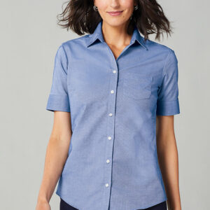 Camisa de Vestir Mujer Port Authority Manga Corta SuperPro Oxford Shirt L659