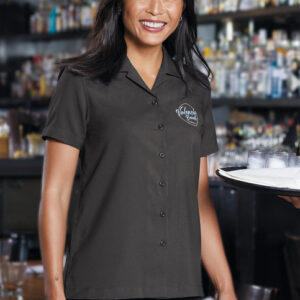 Camisa de Vestir Mujer Port Authority  Manga Corta Performance Staff LW400