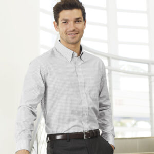 Camisa de Vestir Hombre Port Authority Manga Larga a Mil Cuadros Easy Care Shirt S639